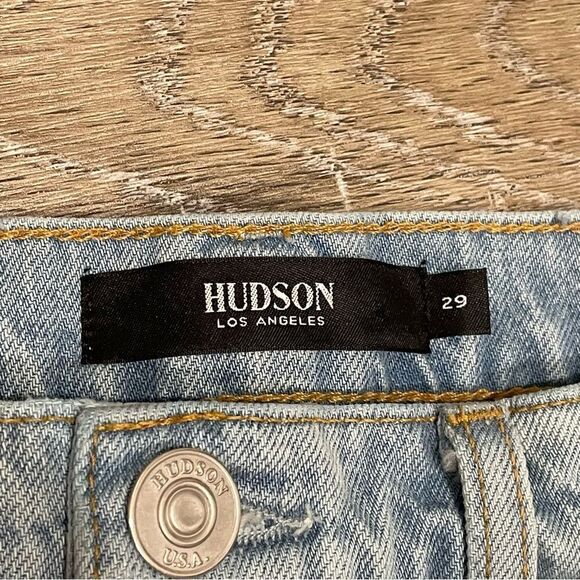Hudson Elly Extra High Waisted Tapered Crop Jeans - Size: 29 - Picture 3 of 6
